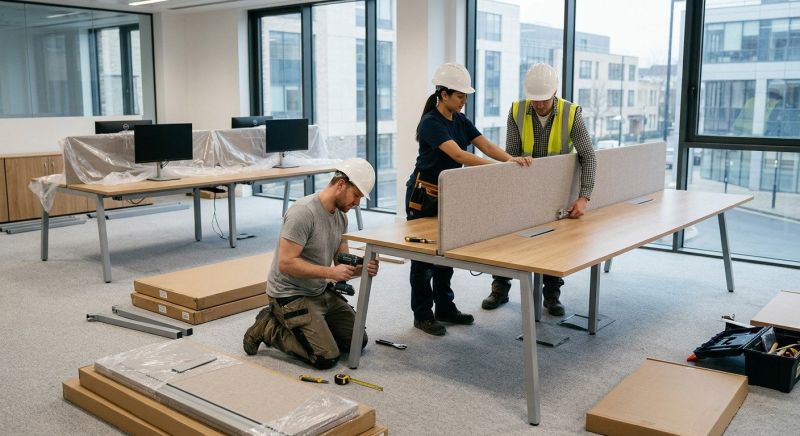 Office Desk Assembly in Kansas City, KS