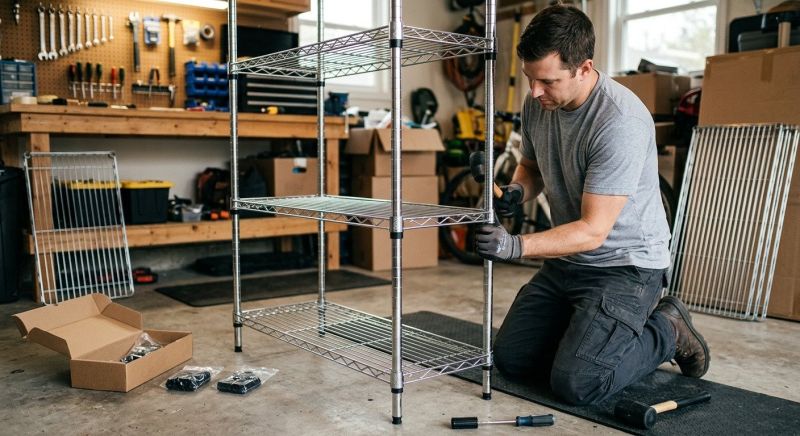 Shoe Rack Assembly in Kansas City, KS