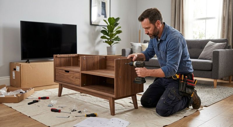 TV Stand Assembly in Kansas City, KS