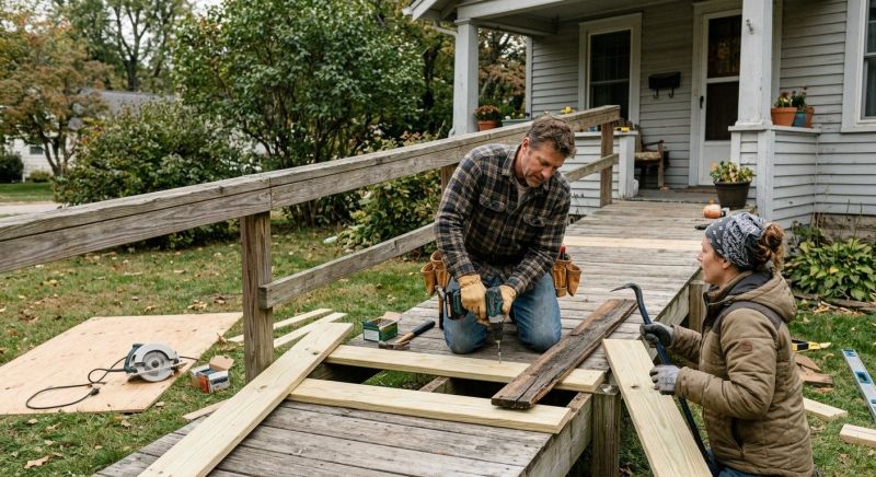 Wood Ramp Repair in Littleton, CO