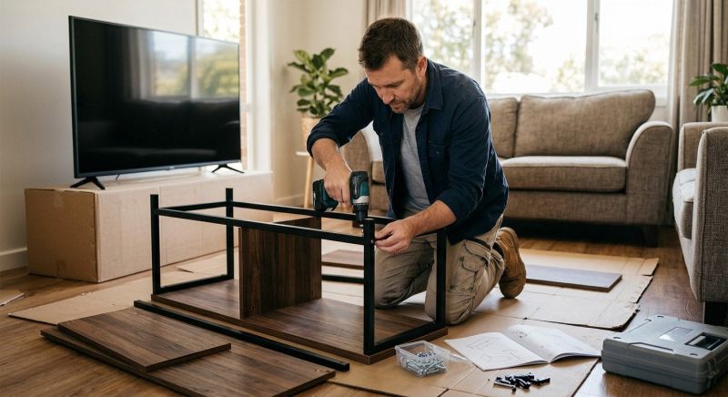 Entertainment Center Assembly in Kansas City, KS