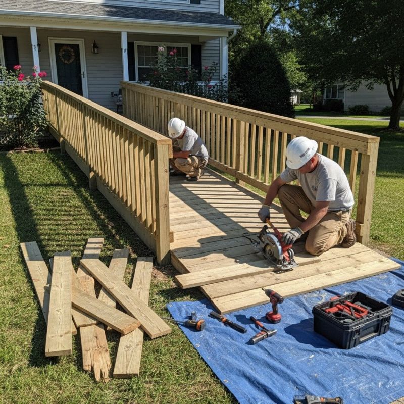 Handicap Ramp Repair in Conroe, TX