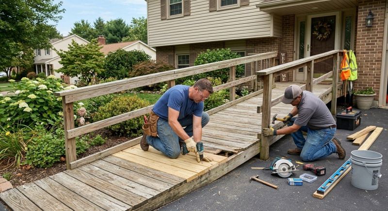 Handicap Ramp Repair in Overland Park, KS