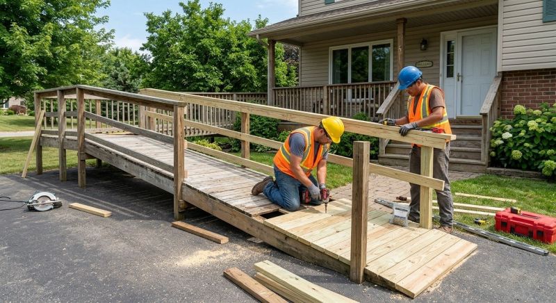 Handicap Ramp Repair in Olathe, KS