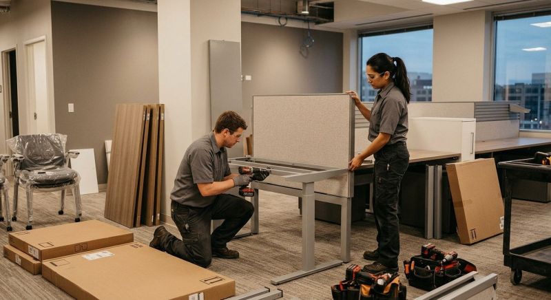 Office Desk Assembly in Kansas City, KS