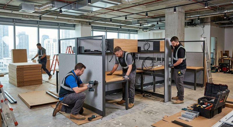 Office Desk Assembly in Kansas City, KS