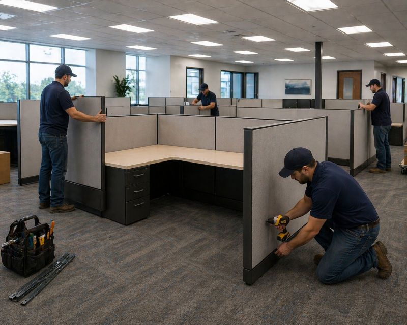 Office Workstation Assembly in Conroe, TX