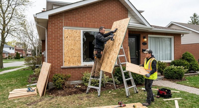 Window Boarding Service in Conroe, TX