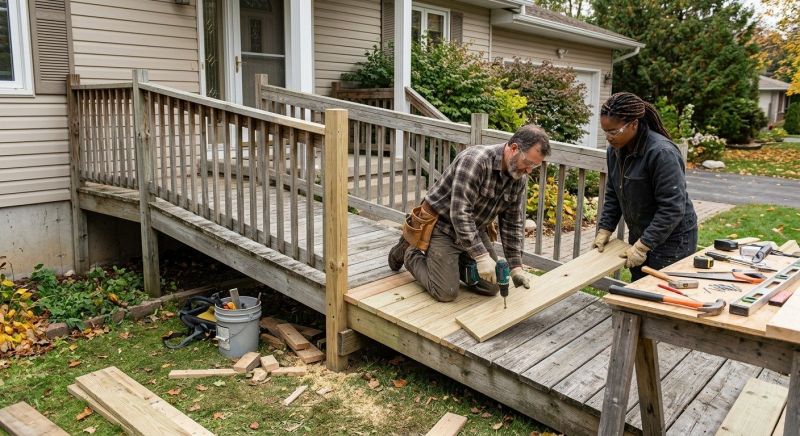 Wood Ramp Repair in Alpharetta, GA